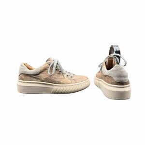 Söfft Parkyn Leather Camo Print Sneakers Women’s 7M Comfort Casual Shoe Sofft